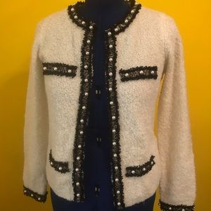 Pearl tweed jacket